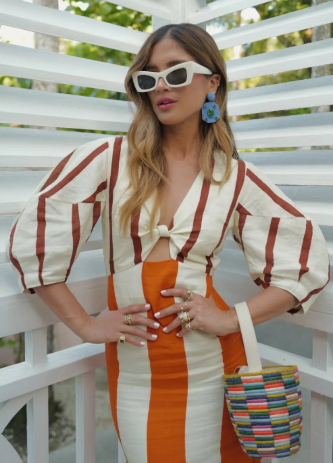 Mira Vivace Abito con Maniche Ampie per Donna