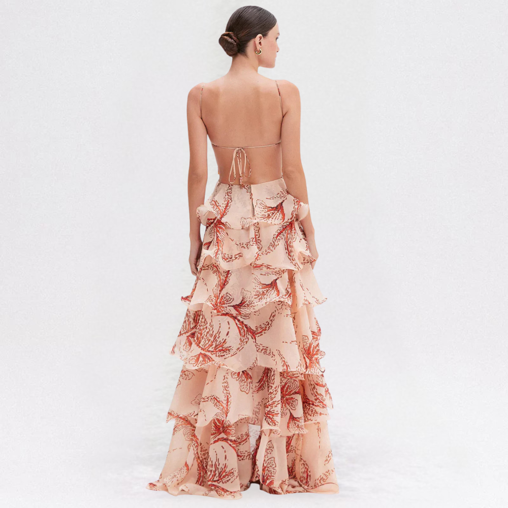 Elia Abito con Volant e Corpino Farfalla per Donna