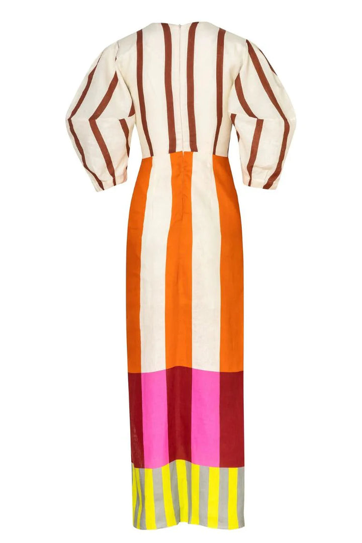 Mira Vivace Abito con Maniche Ampie per Donna