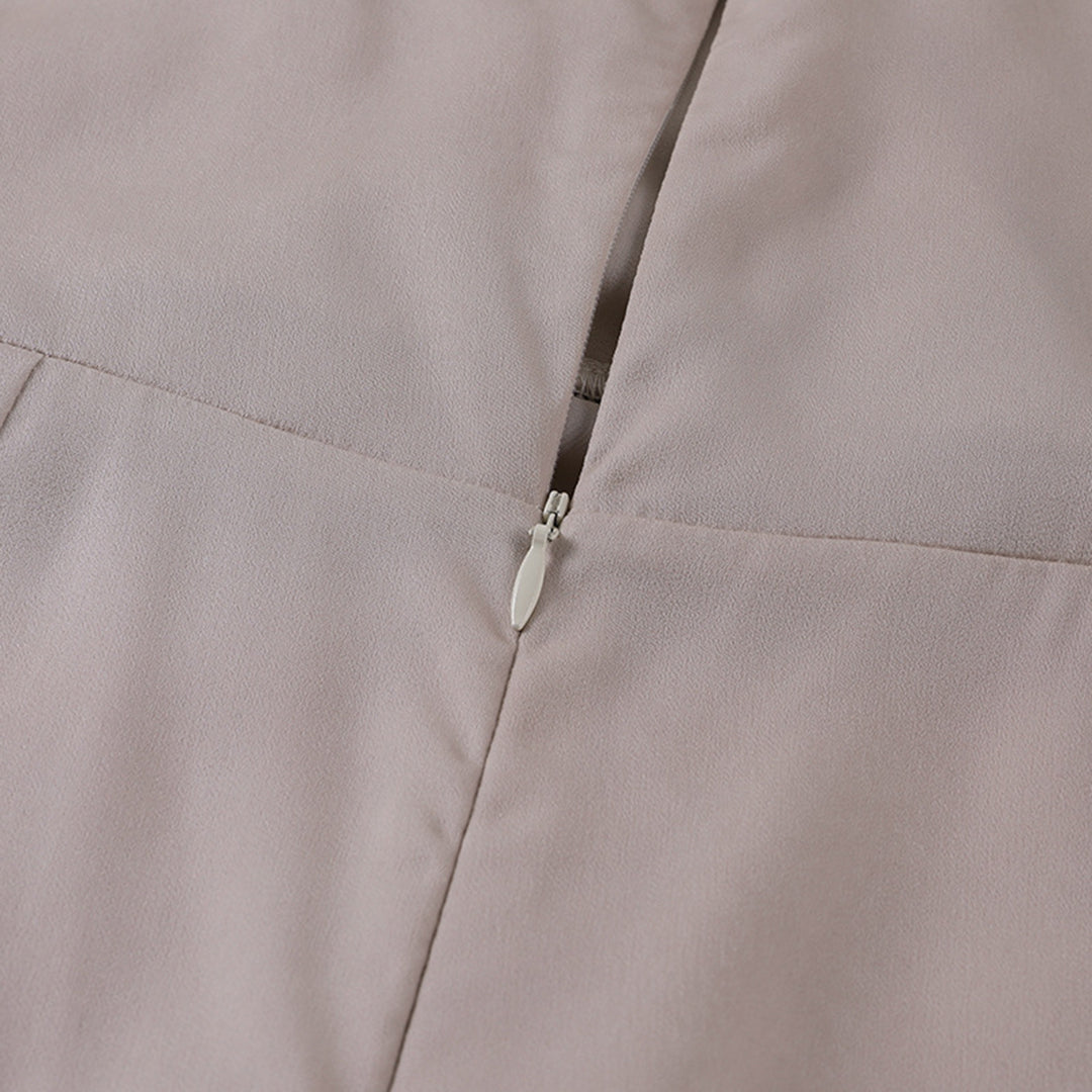 Elie Raffinata Abito Lungo con Spacco per Donna