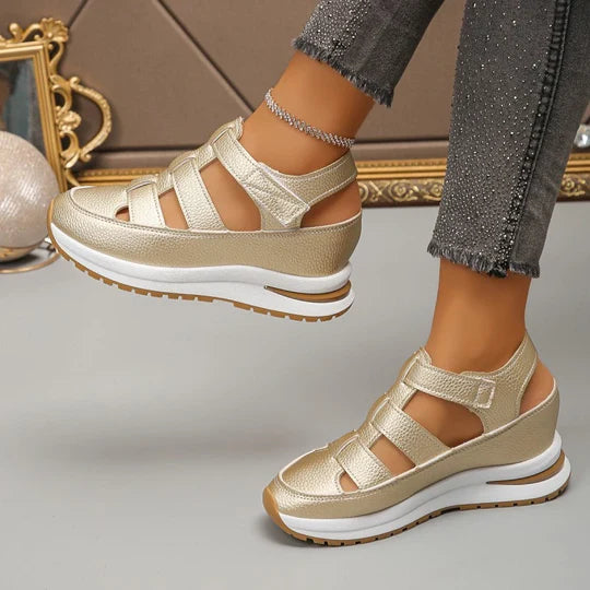 Cleo Confortevoli Sandali Platform per Donna