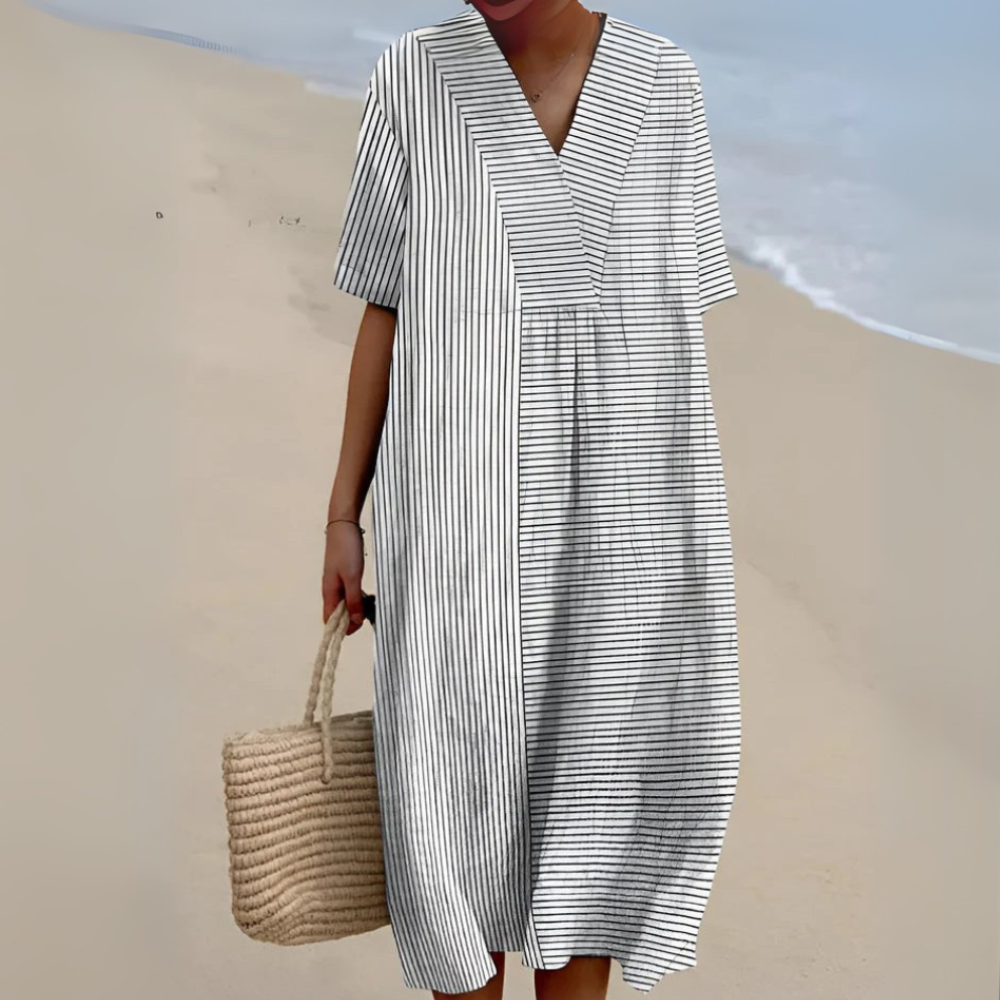 Isabella Rilassata Abito Midi Estivo per Donna