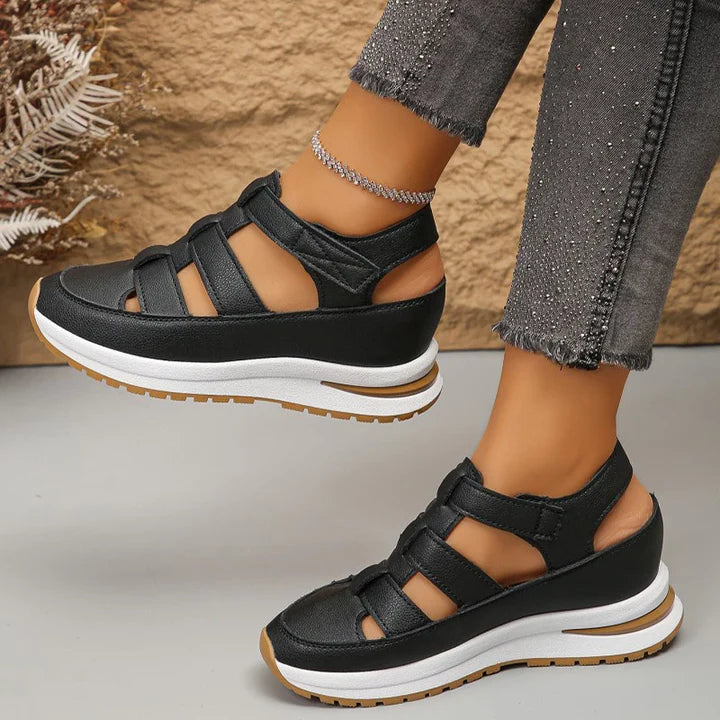 Cleo Confortevoli Sandali Platform per Donna