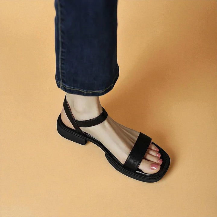 Grace Punta Aperta Sandali con Cinturino per Donna