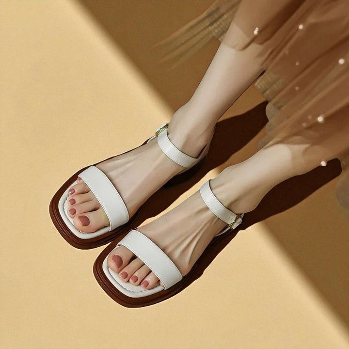 Grace Punta Aperta Sandali con Cinturino per Donna