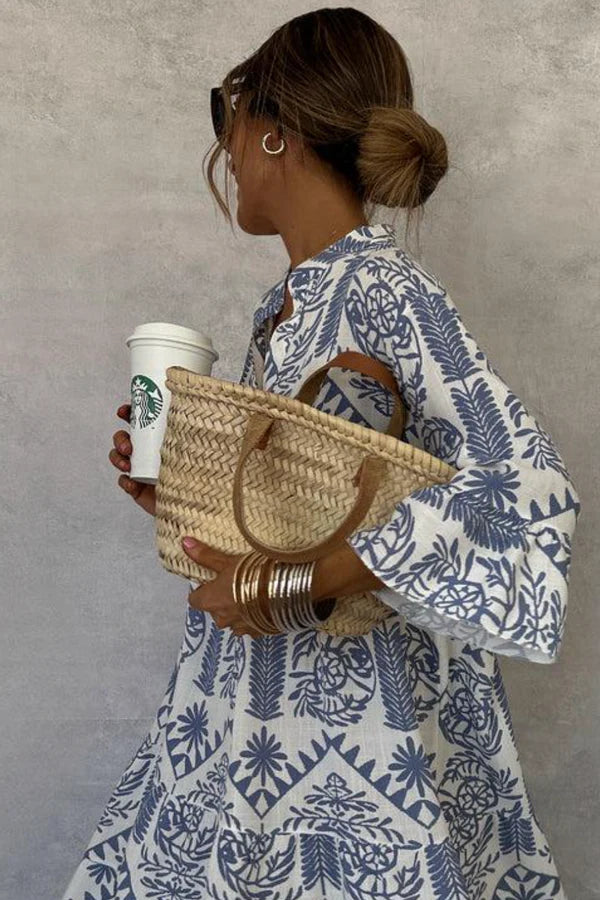 Suzy Boho Abito con Vestibilità Rilassata per Donna