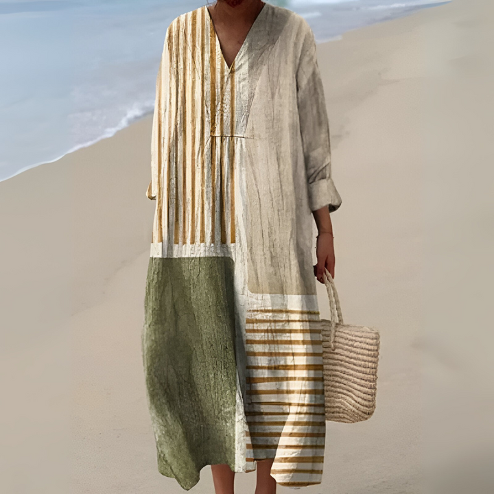 Isabella Rilassata Abito Midi Estivo per Donna