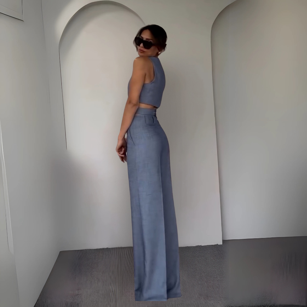 Ruby Moderno Completo Due Pezzi Corto per Donna