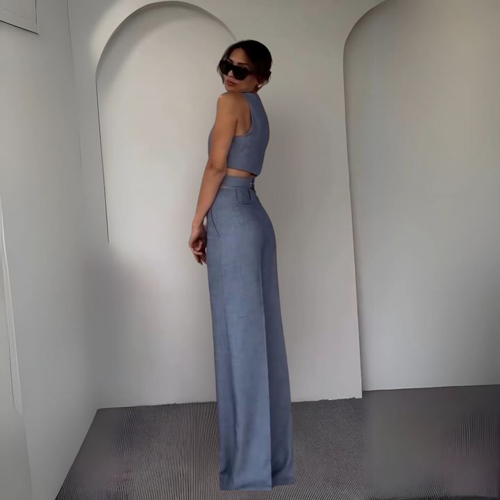 Ruby Moderno Completo Due Pezzi Corto per Donna