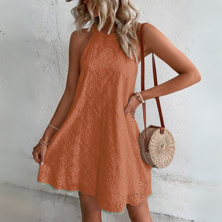 Zoey Stiloso Abito Mini Ricamato per Donna