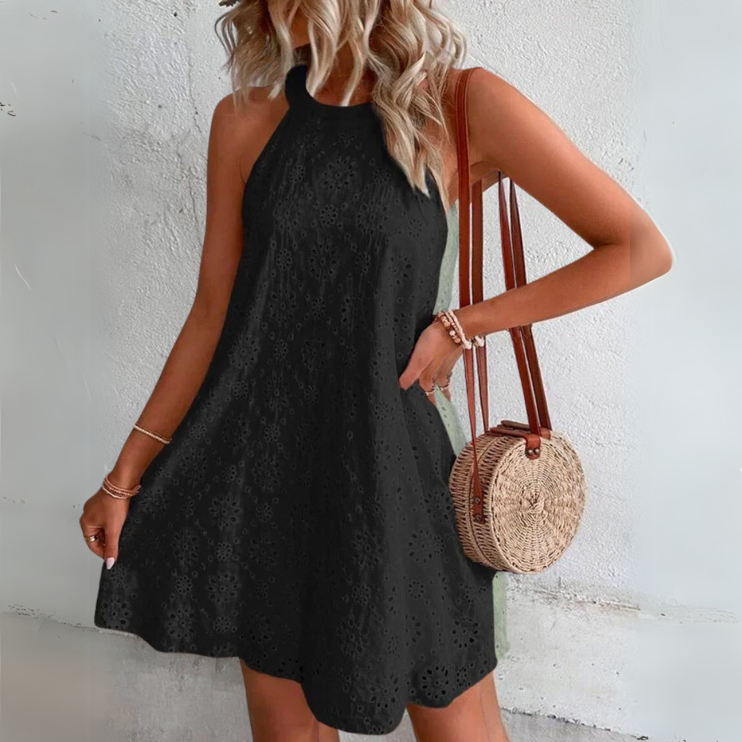 Zoey Stiloso Abito Mini Ricamato per Donna