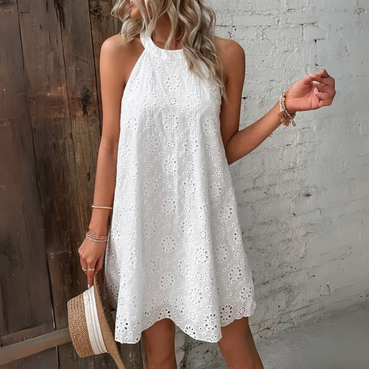 Zoey Stiloso Abito Mini Ricamato per Donna