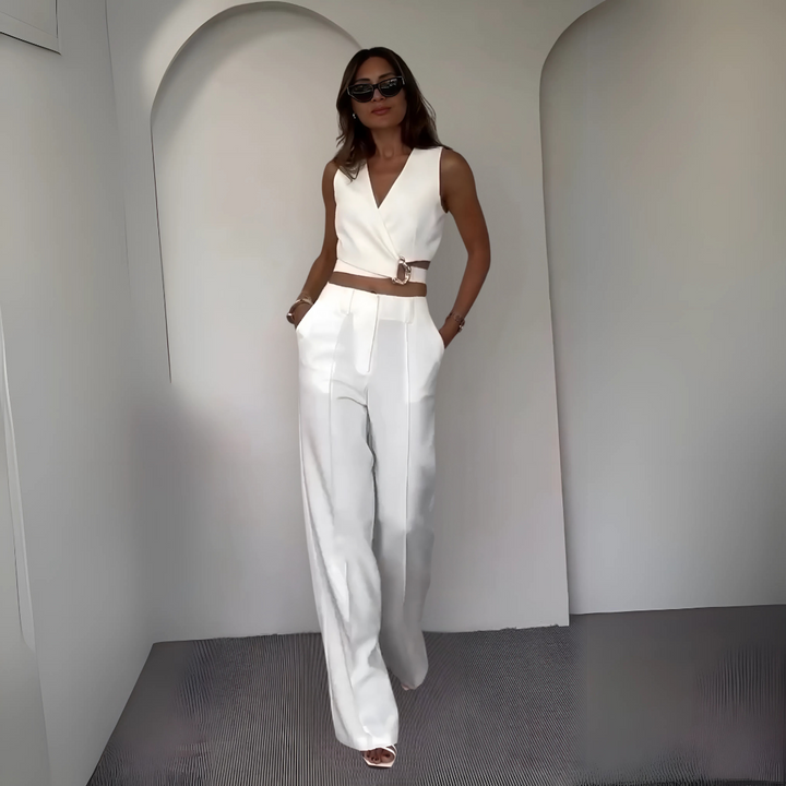 Ruby Moderno Completo Due Pezzi Corto per Donna